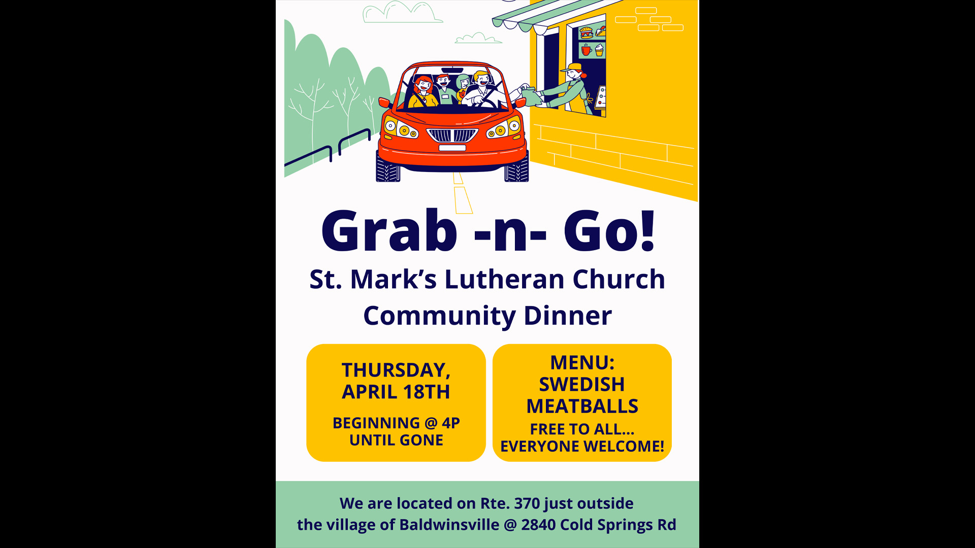 St Marks Community Dinner - April